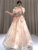 Petal party dress P400
