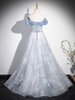 Blue Prom Dress B60