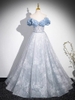 Blue Prom Dress B60