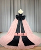 Black pink party dress BP60