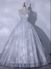 Gray evening gown, coming of age ceremony G50
