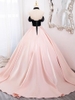 Black pink party dress BP40