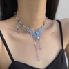 Butterfly necklace Acc30