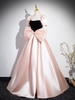 Black pink party dress BP30