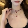 Sparkling beaded necklace A80