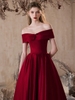 Red evening gown for party R4070