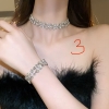 Alloy accessories set includes necklace and earrings A16