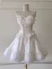 Luxury princess dress , gentle, white