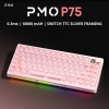 Bàn Phím Cơ PMO P75 Layout 75% | Gasket Mount | Núm Xoay & Màn Hình LED | Pin 10000mAh | 3 Chế Độ Kết Nối