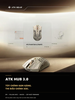 Chuột gaming ATK Phantom Ultimate Wireless 8K, PAW3955 Master, 44g