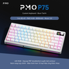 Bàn Phím Cơ PMO P75 Layout 75% | Gasket Mount | Núm Xoay & Màn Hình LED | Pin 10000mAh | 3 Chế Độ Kết Nối