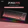 Bàn Phím Cơ PMO P75 Layout 75% | Gasket Mount | Núm Xoay & Màn Hình LED | Pin 10000mAh | 3 Chế Độ Kết Nối