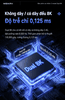Weikav NUT87 Dual 8K – Bàn phím cơ nhôm CNC 80%, 3 mode, pin 10.000 mAh