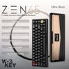 WOBKEY Zen 65 - Bàn Phím Cơ Quick Release, Tri-Mode, Mạch Xuôi