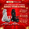Ghế công thái học SAIGU Titan A-MAX – Massage và chườm ấm, tay vịn 10D