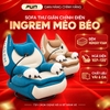 [Đặt trước] Ghế sofa thư giãn chỉnh điện INGREM Mèo Béo – Bọc vải và bọc da