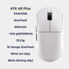 Chuột Không Dây Nhẹ ATK Dragonfly A9 Series - Hiệu Suất Cao, Độ Trễ Thấp