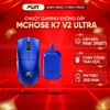 Chuột Gaming Không Dây MCHOSE K7 V2 Ultra+ | PAW3955 TI – Dual 8K – Dock Sạc RGB