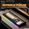 Bàn Phím Cơ Fullsize WEIKA NUT108 | Nhôm CNC Mesh 220 | Ball Catch | Pin 10.000mAh | LED RGB Mạch Xuôi