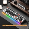 Bàn Phím Cơ Fullsize WEIKA NUT108 | Nhôm CNC Mesh 220 | Ball Catch | Pin 10.000mAh | LED RGB Mạch Xuôi