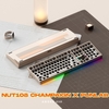 Bàn Phím Cơ Fullsize WEIKA NUT108 | Nhôm CNC Mesh 220 | Ball Catch | Pin 10.000mAh | LED RGB Mạch Xuôi