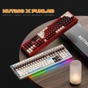 Bàn Phím Cơ Fullsize WEIKA NUT108 | Nhôm CNC Mesh 220 | Ball Catch | Pin 10.000mAh | LED RGB Mạch Xuôi