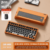 [CHÍNH HÃNG - FULL VAT] Bàn Phím Cơ WEIKAV NUT75 CNC Nhôm 3 Mode | Dual 8K | Pin 10.000mAh | Gasket Mount