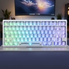 Bàn phím cơ WOBKEY Rainy 75 Pro Mithril Silver – RGB, 3 chế độ