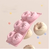 Khuôn silicone 6 Lỗ Làm Bánh donut Chịu Nhiệt Cao Tiện Dụng