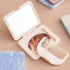 Gương Mini Lược Gấp Gọn Bỏ Túi Ví Đi Học Du Lịch