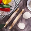 Cây Lăn Bột Làm Bánh Bằng Gỗ Có Tay Cầm Dài 30cm
