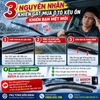 3 NGUYÊN NHÂN KHIẾN GẠT MƯA Ô TÔ KÊU ỒN KHIẾN BẠN MỆT MỎI