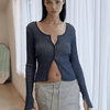 COMBI KNIT CARDIAN