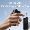 Bộ 2 Micro không dây Karaoke dùng cho tất cả các loa, ampli, vang, loa kéo. Mic hội trường