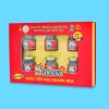Nước yến sào Khánh Hòa Sanest không đường hộp 6 lọ 70ml Quà tặng