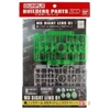 Mô Hình Lắp Ráp Gundam Phụ kiện BUILDERS PARTS HD SIGHT LENS GREEN của Bandai Nhật bản