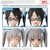 Mô Hình Lắp Ráp 30MS Bộ Phụ Kiện OPTION HAIR STYLE & FACE PARTS SET (YUIKA MITSUMINE/KIRIKO YUKOKU) của Bandai Nhật bản