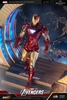 Mô Hình Ráp Sẵn Marvel Iron Man Mark 6 with Suit Up Gantry của ZDtoys
