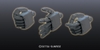 Mô Hình lắp ráp Phụ kiện gundam BUILDERS PARTS HD 1/144 MS HAND 02 (ZEON) DARK GRAY của Bandai nhật