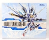 Mô Hình Lắp Ráp MG ZZA Blue Flame CH-01 Khung Xương Kim Loại (Full quà tặng Đợt 1)