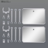 Mô hình lắp ráp phụ kiện ACTION BASE 6 [CLEAR COLOR] MIRROR STICKERS SET của Bandai