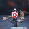 Mô Hình Ráp Sẵn Marvel Series Captain America with plastic holder của ZDtoys