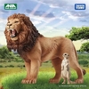 Mô hình động vật – Ania AS-01 Lion (With Suricata Suricatta) – Sư tử và chồn Mangut của Takara Tomy
