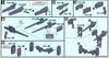 Mô Hình Lắp Ráp Gundam Bộ phụ kiện HGBD:R 1/144 VEETWO WEAPONS của Bandai Nhật bản