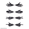 Mô hình Lắp Ráp 30MS Bộ Phụ kiện OPTION HAND PARTS [WHITE/BLACK] của Bandai Nhật Bản