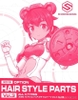 Mô Hình Lắp Ráp 30MS Phụ kiện Option Hair Style Parts Vol.3 All 4 Types của bandai Nhật bản