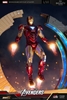 Mô Hình Ráp Sẵn Marvel Iron Man Mark 6 with Suit Up Gantry của ZDtoys