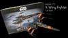 Mô Hình Lắp Ráp Star Wars 1/72 POE'S X-WING FIGHTER của Bandai Nhật Bản