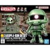 Mô Hình Lắp Ráp Gundam ZAKUPLA-KUN DX Set with Runner Ver reproduction parts của Bandai Nhật Bản