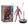 Mô Hình Ráp Sẵn Marvel Iron Spiderman with Luminous Stand - ZD Toys - ZM33 của ZDtoys